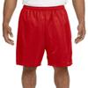 A4 Nine Inch Inseam Mesh Short, XS, Scarlet view 1