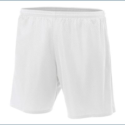 A4 Nine Inch Inseam Mesh Short, 3XL, White