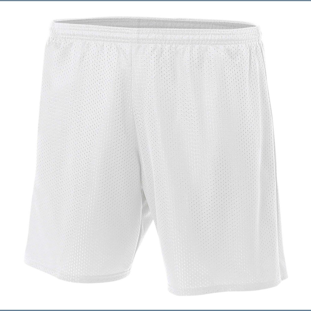 A4 Nine Inch Inseam Mesh Short, 3XL, White