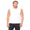 Bella Canvas Men's Crew Jersey Muscle Tank, White, XX-Large view 1