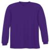 A4 Drop Ship Youth Long Sleeve Cooling Performance Crew, XL, Purple view 1