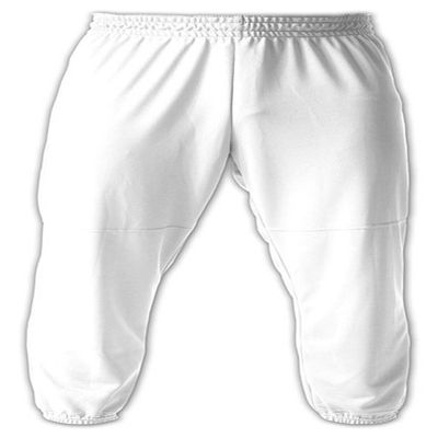 A4 Drop Ship Youth Elastic Bottom Pull-On Baseball Pant, XL, White