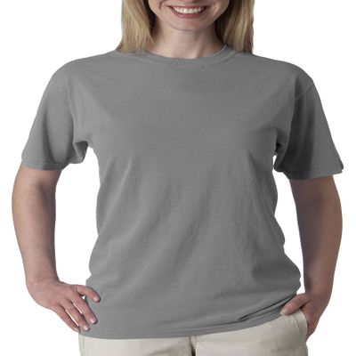 Comfort Colors 6.1 oz. Ringspun Garment-Dyed T-Shirt, Small, Granite