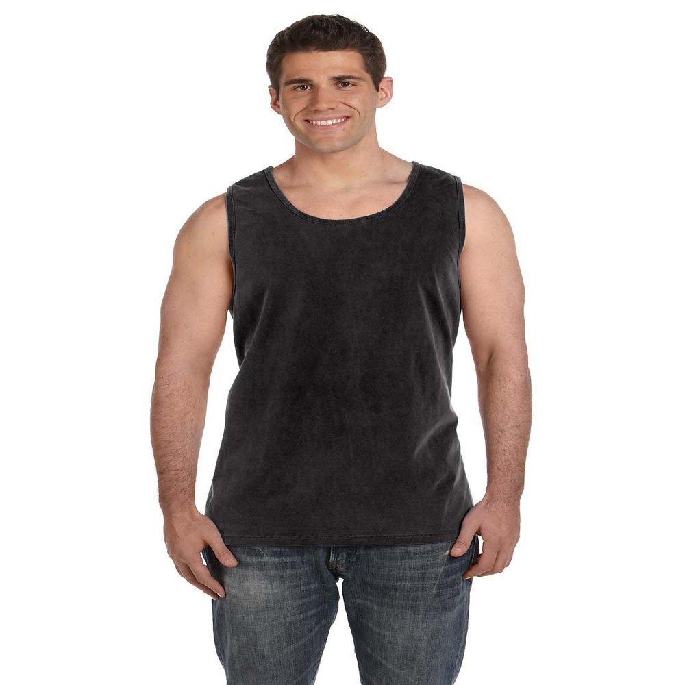 Comfort Colors Ringspun Garment-Dyed Tank, 2XL, BLACK