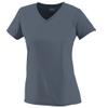Augusta Sportswear Womens Moisture-Wicking V-Neck T-Shirt 1790 -Graphite 2XL view 1
