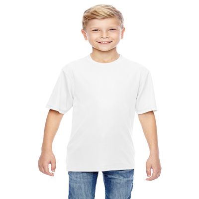 Augusta Sportswear Youth Wicking T-Shirt, Small, White