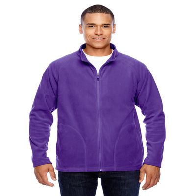 Team 365 Men's Campus Microfleece Jacket, 4XL, SPORT PURPLE