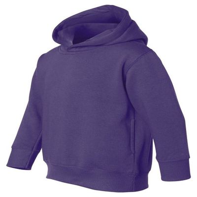 RABBIT SKINS Toddler's 7.5 oz. Fleece Pullover Hood, 2T, Purple