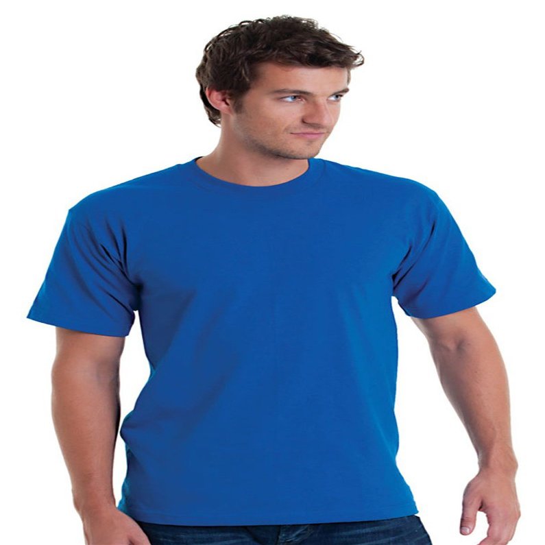Bayside Adult Basic Tee, Medium, ROYAL