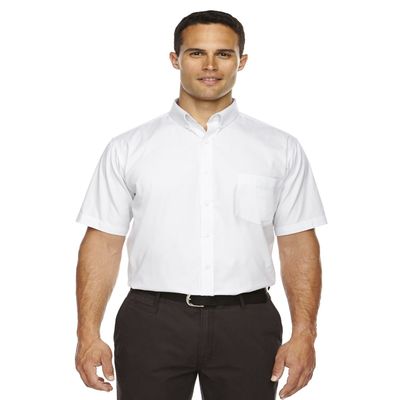 Ash City Core 365 Optimum Men's Twill Shirt, White 701, XX-Large