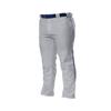 A4 Drop Ship Adult Pro Style Open Bottom Baggy Cut Baseball Pant, 2XL, Grey/Navy view 1