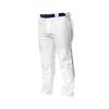 A4 Drop Ship Adult Pro Style Open Bottom Baggy Cut Baseball Pant, 2XL, White/Forest view 1