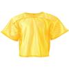 A4 Drop Ship Youth Football All Porthole Practice Jersey, Medium, Gold view 1