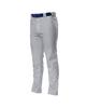 A4 Drop Ship Adult Pro Style Open Bottom Baggy Cut Baseball Pant, 3XL, Grey view 1