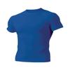A4 Drop Ship Adult Short Sleeve Compression Crew, XL, Royal