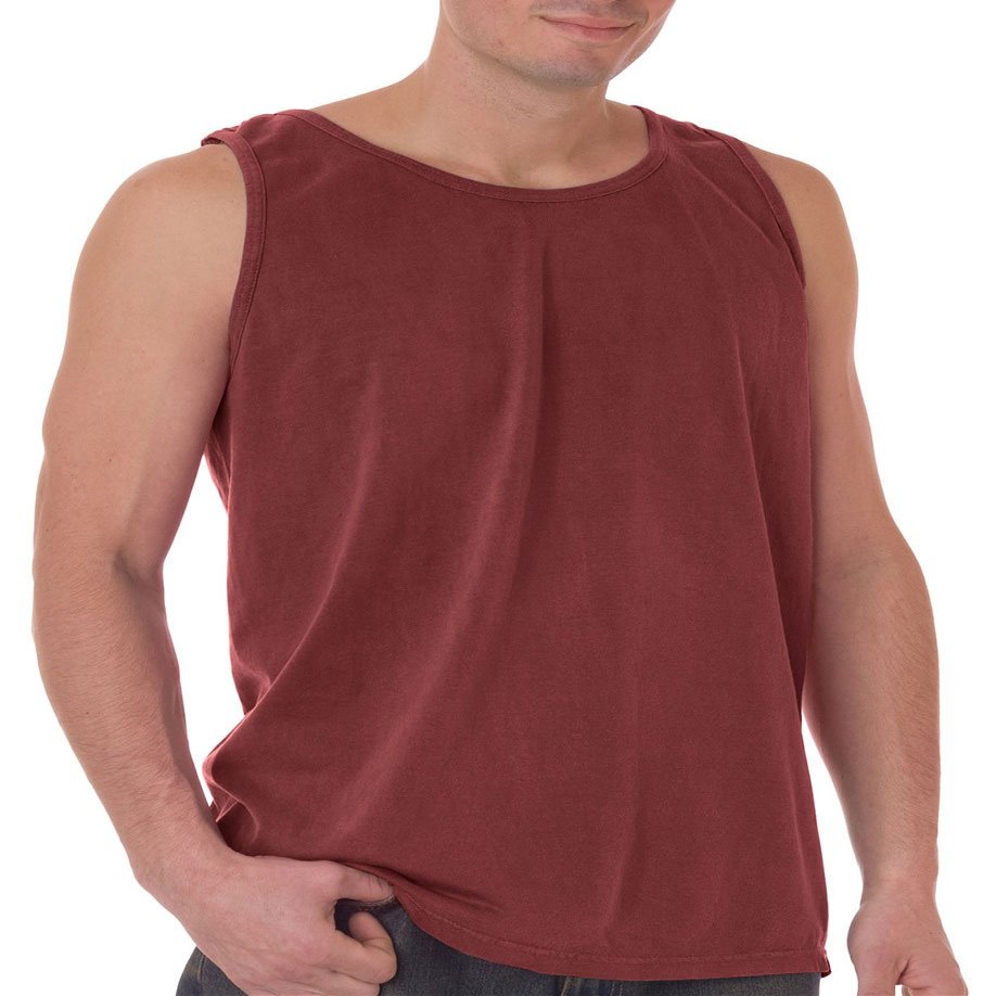 Comfort Colors Ringspun Garment-Dyed Tank, Large, Brick