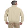 Devon & Jones Men's Three-Season Zipper Shell Jacket, Stone, Large view 4