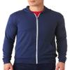 Bella + Canvas Unisex Triblend Full-Zip Lightweight Hoodie XS NAVY TRIBLEND view 1