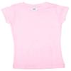 RABBIT SKINS s 4.5 oz. Fine Jersey Longer Length T-Shirt (3316) Pink, 4T view 1