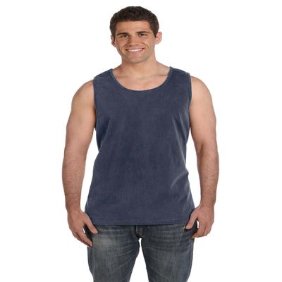 Comfort Colors Ringspun Garment-Dyed Tank, Small, Denim