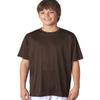 A4 Youth Short-Sleeve Cooling Performance Crew, XL, Brown view 1