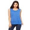 Bella + Canvas Ladies Flowy Scoop Muscle Tank, 2XL, TRUE ROYL MARBLE view 1