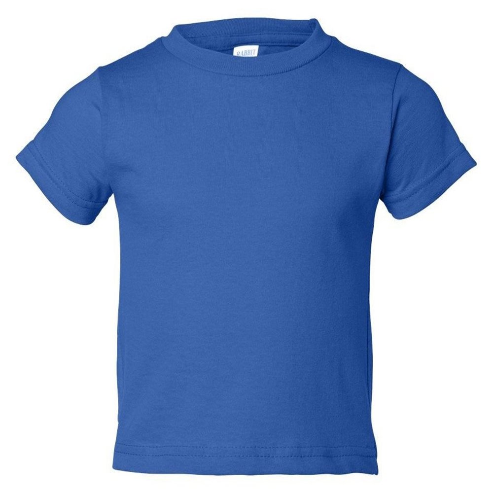 Rabbit Skins Griffith Inside-Out Tee Shirt, 18MOS, Royal