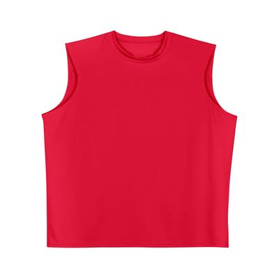 A4 Drop Ship Adult Cooling Performance Muscle Tee, Large, Scarlet
