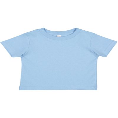 Rabbit Skins baby-boys 5.5 oz. Short-Sleeve Jersey T-Shirt(3401)-LIGHT BLUE-12MOS