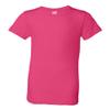 LAT Girls' Fine Jersey T-Shirt, Large, HOT PINK view 1