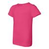 LAT Girls' Fine Jersey T-Shirt, Large, HOT PINK view 3