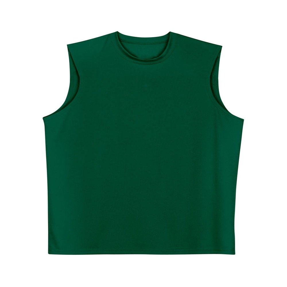 A4 Drop Ship Adult Cooling Performance Muscle Tee, Small, Forest Green