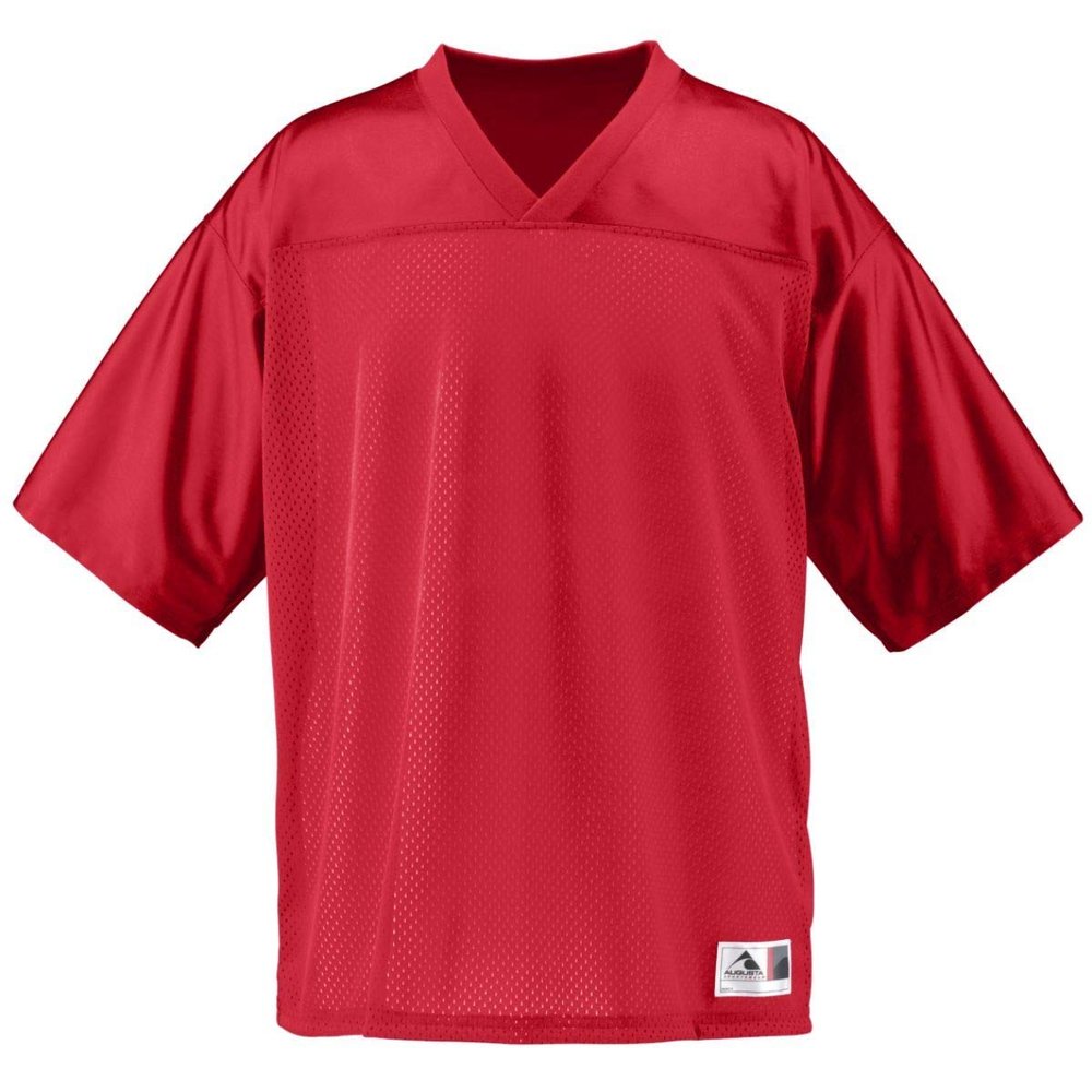 Augusta Sportswear Stadium Replica Jersey, XL, Red