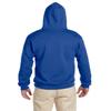 Jerzees mens 9.5 oz. 50/50 Super Sweats NuBlend Fleece Pullover Hood(4997)-ROYAL-2XL view 2