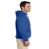 Jerzees mens 9.5 oz. 50/50 Super Sweats NuBlend Fleece Pullover Hood(4997)-ROYAL-2XL view 3