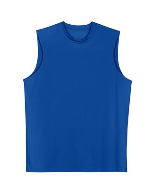 A4 Drop Ship Adult Cooling Performance Muscle Tee, 2XL, Royal