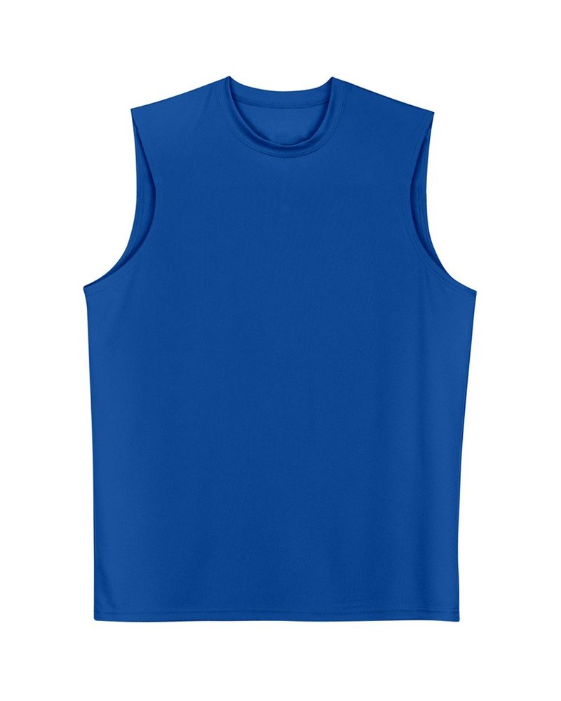 A4 Drop Ship Adult Cooling Performance Muscle Tee, 2XL, Royal