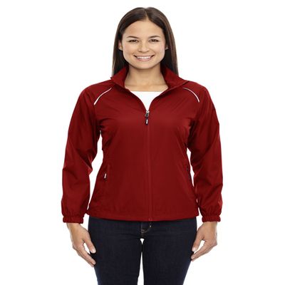 Ash City Core 365 Ladies Motivate Unlined Lightweight Jacket, Large, Classic RED 850
