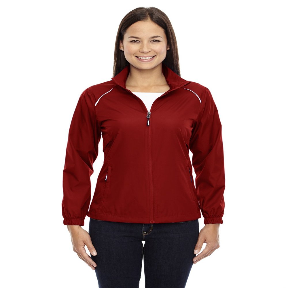 Ash City Core 365 Ladies Motivate Unlined Lightweight Jacket, Large, Classic RED 850