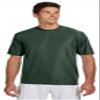 A4 Short-Sleeve Cooling Performance Crew Neck T-Shirt, Small, Forest Green view 1