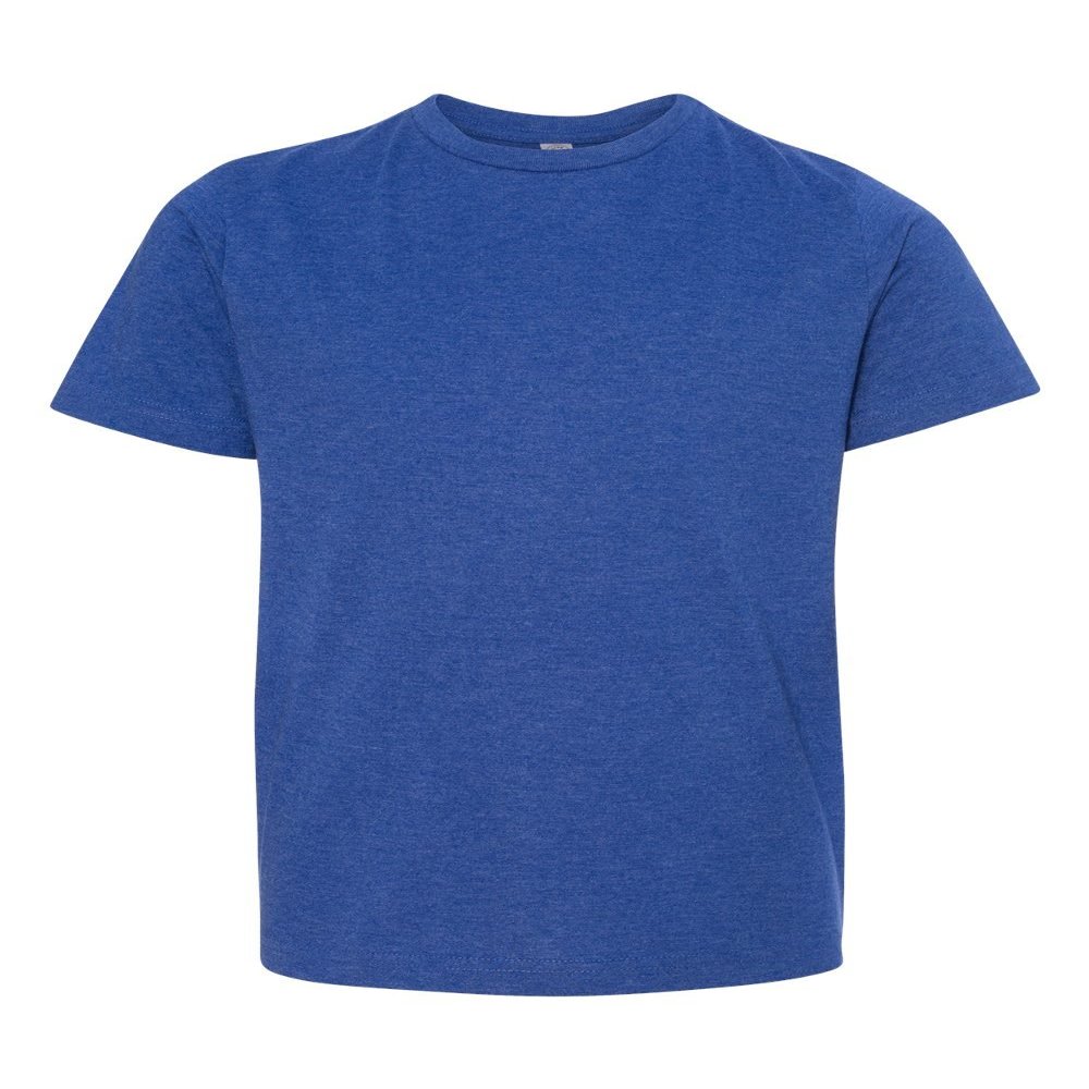 LAT Youth Vintage Fine Jersey T-Shirt, Small, Vintage Royal