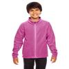 TEAM 365 Youth Campus Microfleece Jacket, Large, Sport CHRTY Pink view 1