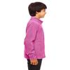 TEAM 365 Youth Campus Microfleece Jacket, Large, Sport CHRTY Pink view 3