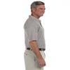 Harriton Men's Ringspun Cotton Piqu Short-Sleeve Polo, 5XL, Grey Heather view 3