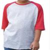 LAT Drop Ship Youth Vintage Baseball T-Shirt, Large, VINTAGE HTR/VIN RED view 1