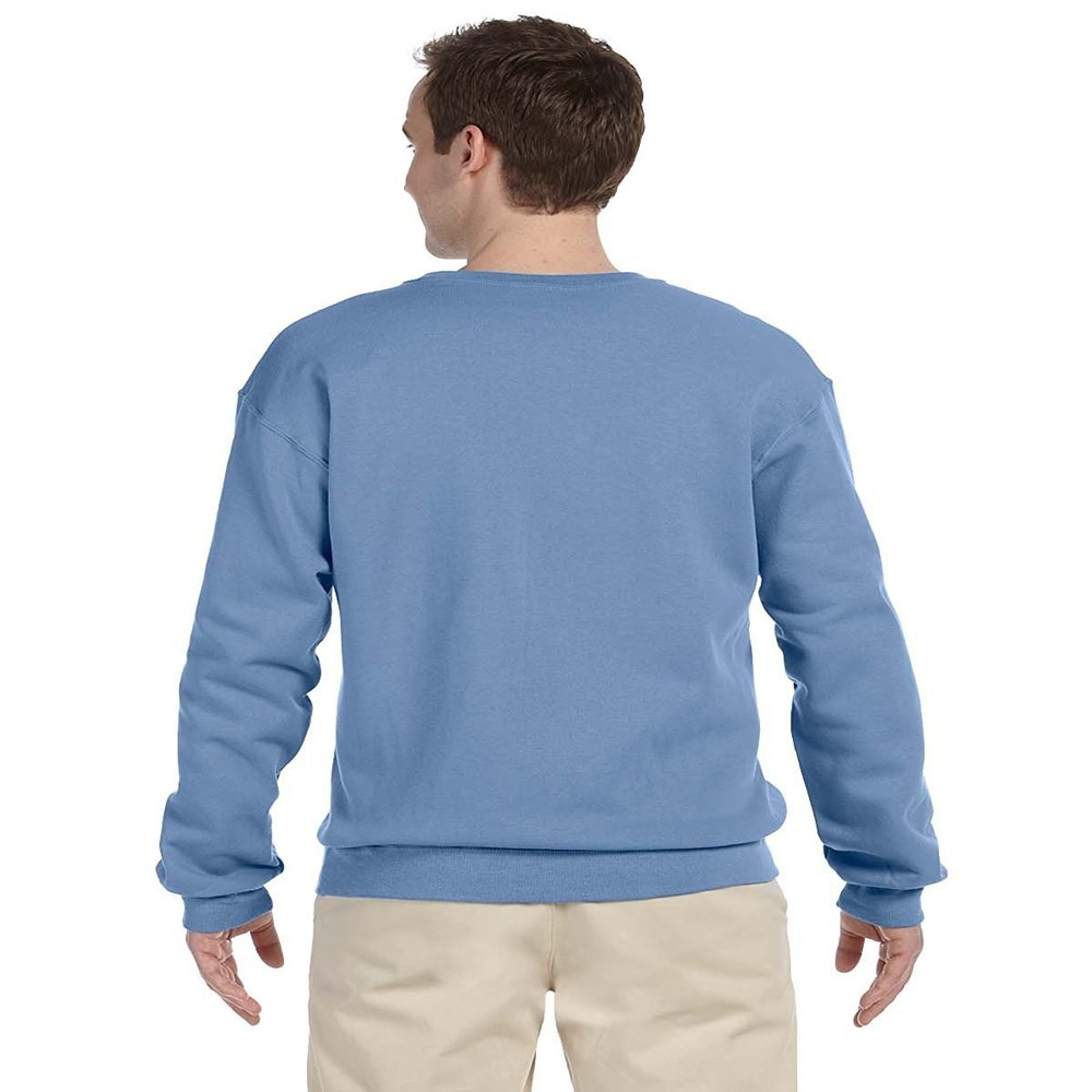 Jerzees 8 oz., 50/50 NuBlend Fleece Crew, Large, LIGHT BLUE