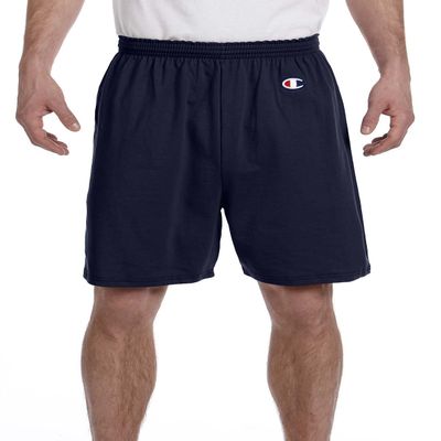 Champion 6 oz. Cotton Gym Short, Medium, Navy