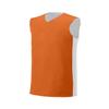 A4 Drop Ship Youth Reversible Muscle Tee, Medium, Orange/White view 1