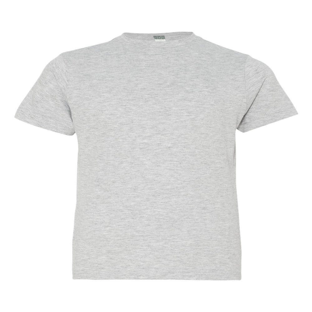 LAT Youth Fine Jersey T-Shirt, XS, Heather