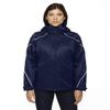 North End Ladies Angle 3-in-1 Fleece Liner Jacket, Small, Night 846 view 2